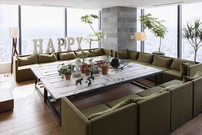 A table by the windows
