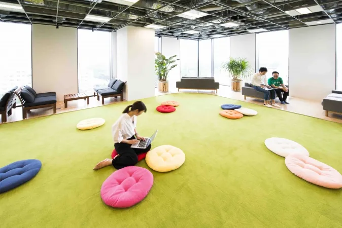 The green floor