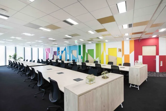 The open work floor