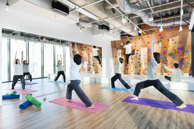 Yoga in the office
