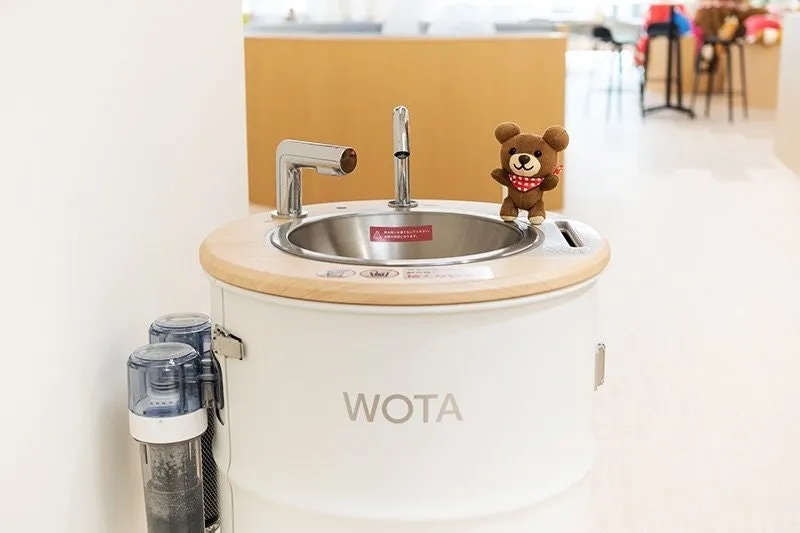 A hand-washing stand