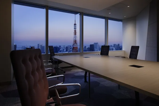 Tokyo Tower from the boardroom