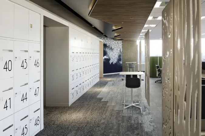 Lockers for free address