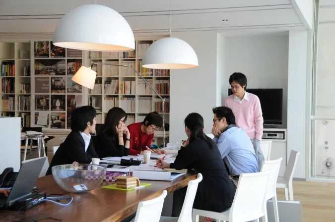 A project team at work