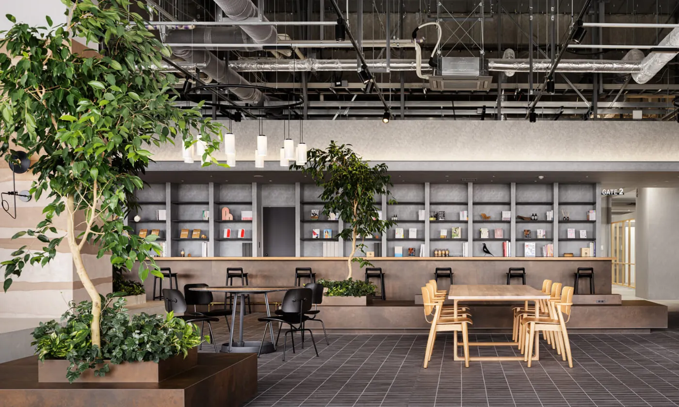 Library and meeting tables