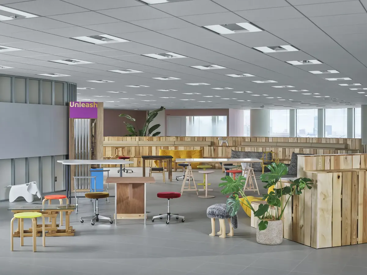 The overall atmosphere of the office