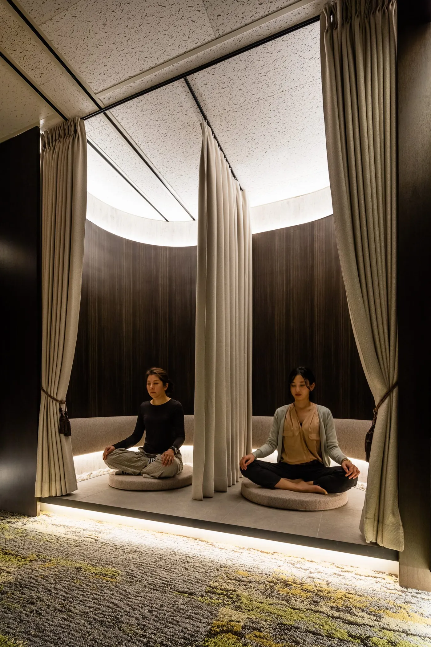 Digital Detox, the reclining pods