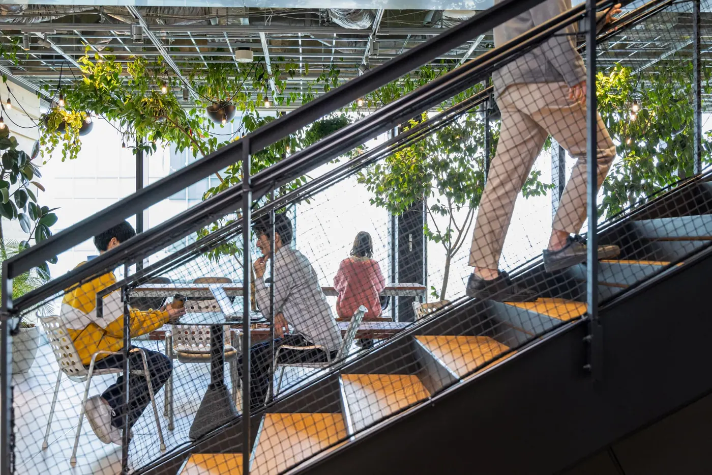The internal staircase
