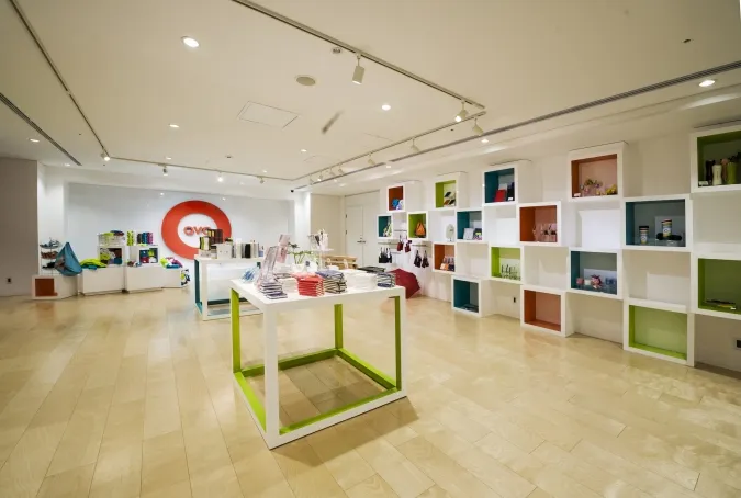 A product display room