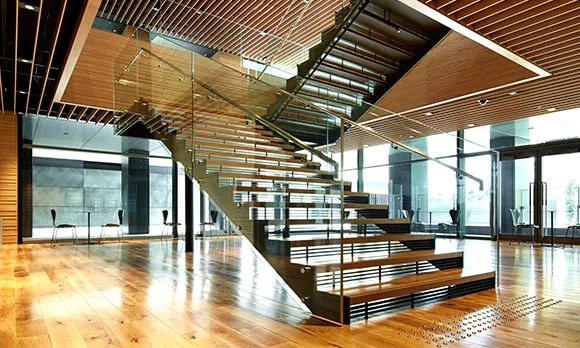 The central staircase