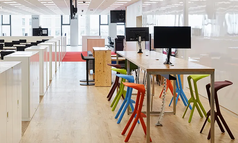 The open work floor
