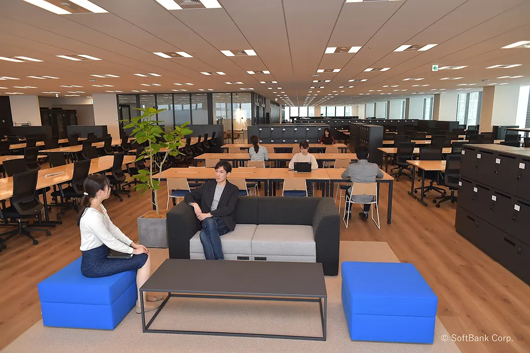 Open work area